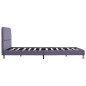vidaXL Bettgestell Hellgrau Stoff 140x200 cm vidaXL Bettgestell Hellgrau Stoff 140x200 cm