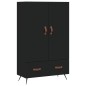 vidaXL Highboard Schwarz 69,5x31x115 cm Holzwerkstoff vidaXL Highboard Schwarz 69,5x31x115 cm Holzwerkstoff
