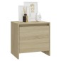 vidaXL Nachttische 2 Stk. Sonoma-Eiche 45x34x44,5 cm Holzwerkstoff vidaXL Nachttische 2 Stk. Sonoma-Eiche 45x34x44,5 cm Holzwerkstoff