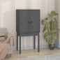 vidaXL Highboard Grau 60x40x120 cm Massivholz Kiefer vidaXL Highboard Grau 60x40x120 cm Massivholz Kiefer