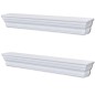 vidaXL Wandregale Aaliyah 2 Stk. Weiß vidaXL Wandregale Aaliyah 2 Stk. Weiß