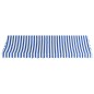 vidaXL Bistro-Markise Blau und Weiß 400 x 120 cm vidaXL Bistro-Markise Blau und Weiß 400 x 120 cm