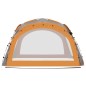 vidaXL Partyzelt mit LED und 4 Seitenwänden 3,6x3,6x2,3 m Grau&Orange vidaXL Partyzelt mit LED und 4 Seitenwänden 3,6x3,6x2,3 m Grau&Orange