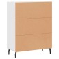 vidaXL Sideboard Weiß 69,5x34x90 cm Holzwerkstoff vidaXL Sideboard Weiß 69,5x34x90 cm Holzwerkstoff