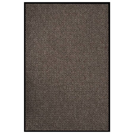 vidaXL Fußmatte Beige 80x120 cm