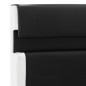 Bettgestell mit LED Schwarz Kunstleder 140x200 cm Bettgestell mit LED Schwarz Kunstleder 140x200 cm