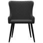 Esszimmerstühle 2 Stk. Schwarz Stoff Esszimmerstühle 2 Stk. Schwarz Stoff