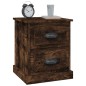 vidaXL Nachttisch Räuchereiche 39x39x47,5 cm Holzwerkstoff vidaXL Nachttisch Räuchereiche 39x39x47,5 cm Holzwerkstoff