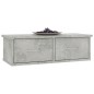 vidaXL Wand-Schubladenregal Betongrau 60x26x18,5 cm Holzwerkstoff vidaXL Wand-Schubladenregal Betongrau 60x26x18,5 cm Holzwerkstoff