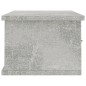 vidaXL Wand-Schubladenregal Betongrau 60x26x18,5 cm Holzwerkstoff vidaXL Wand-Schubladenregal Betongrau 60x26x18,5 cm Holzwerkstoff