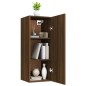 vidaXL Wandschrank Braun Eichen-Optik 34,5x34x90 cm Holzwerkstoff vidaXL Wandschrank Braun Eichen-Optik 34,5x34x90 cm Holzwerkstoff