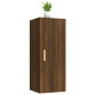vidaXL Wandschrank Braun Eichen-Optik 34,5x34x90 cm Holzwerkstoff vidaXL Wandschrank Braun Eichen-Optik 34,5x34x90 cm Holzwerkstoff