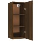 vidaXL Wandschrank Braun Eichen-Optik 34,5x34x90 cm Holzwerkstoff vidaXL Wandschrank Braun Eichen-Optik 34,5x34x90 cm Holzwerkstoff