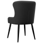 Esszimmerstühle 2 Stk. Schwarz Stoff Esszimmerstühle 2 Stk. Schwarz Stoff