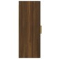 vidaXL Wandschrank Braun Eichen-Optik 34,5x34x90 cm Holzwerkstoff vidaXL Wandschrank Braun Eichen-Optik 34,5x34x90 cm Holzwerkstoff
