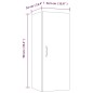 vidaXL Wandschrank Braun Eichen-Optik 34,5x34x90 cm Holzwerkstoff vidaXL Wandschrank Braun Eichen-Optik 34,5x34x90 cm Holzwerkstoff