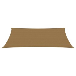 vidaXL Sonnensegel 160 g/m² Taupe 2x4,5 m HDPE
