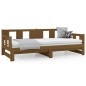 vidaXL Tagesbett Ausziehbar Honigbraun Massivholz Kiefer 2x(80x200) cm vidaXL Tagesbett Ausziehbar Honigbraun Massivholz Kiefer 2x(80x200) cm
