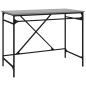vidaXL Schreibtisch Grau Sonoma 100x50x76 cm Holzwerkstoff und Eisen vidaXL Schreibtisch Grau Sonoma 100x50x76 cm Holzwerkstoff und Eisen