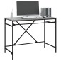 vidaXL Schreibtisch Grau Sonoma 100x50x76 cm Holzwerkstoff und Eisen vidaXL Schreibtisch Grau Sonoma 100x50x76 cm Holzwerkstoff und Eisen