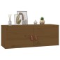 vidaXL Wandschränke 2 Stk. Honigbraun 80x30x30 cm Massivholz Kiefer vidaXL Wandschränke 2 Stk. Honigbraun 80x30x30 cm Massivholz Kiefer