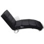 vidaXL Massage-Chaiselongue Schwarz Kunstleder vidaXL Massage-Chaiselongue Schwarz Kunstleder