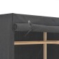 Kleiderschrank Grau 79 x 40 x 170 cm Stoff Kleiderschrank Grau 79 x 40 x 170 cm Stoff