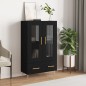 vidaXL Highboard Schwarz 69,5x31x115 cm Holzwerkstoff vidaXL Highboard Schwarz 69,5x31x115 cm Holzwerkstoff