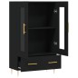 vidaXL Highboard Schwarz 69,5x31x115 cm Holzwerkstoff vidaXL Highboard Schwarz 69,5x31x115 cm Holzwerkstoff