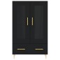 vidaXL Highboard Schwarz 69,5x31x115 cm Holzwerkstoff vidaXL Highboard Schwarz 69,5x31x115 cm Holzwerkstoff