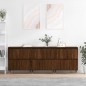 Sideboards 3 Stk. Braun Eichen-Optik Holzwerkstoff Sideboards 3 Stk. Braun Eichen-Optik Holzwerkstoff