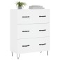 vidaXL Sideboard Weiß 69,5x34x90 cm Holzwerkstoff vidaXL Sideboard Weiß 69,5x34x90 cm Holzwerkstoff