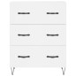 vidaXL Sideboard Weiß 69,5x34x90 cm Holzwerkstoff vidaXL Sideboard Weiß 69,5x34x90 cm Holzwerkstoff