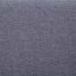 Bank mit Staufach 116 cm Hellgrau Polyester Bank mit Staufach 116 cm Hellgrau Polyester
