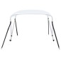 vidaXL 2-Bow Bimini Top Weiß 180x130x110 cm vidaXL 2-Bow Bimini Top Weiß 180x130x110 cm