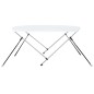 vidaXL 2-Bow Bimini Top Weiß 180x130x110 cm vidaXL 2-Bow Bimini Top Weiß 180x130x110 cm
