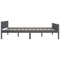 vidaXL Massivholzbett Kiefer Grau 160x200 cm vidaXL Massivholzbett Kiefer Grau 160x200 cm