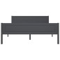 vidaXL Massivholzbett Kiefer Grau 160x200 cm vidaXL Massivholzbett Kiefer Grau 160x200 cm