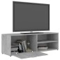 vidaXL TV-Schrank Betongrau 120x34x37 cm Holzwerkstoff vidaXL TV-Schrank Betongrau 120x34x37 cm Holzwerkstoff