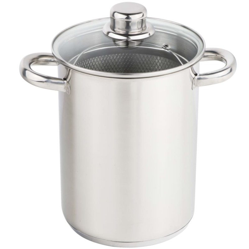 HI Spargeltopf 4 L Silber HI Spargeltopf 4 L Silber