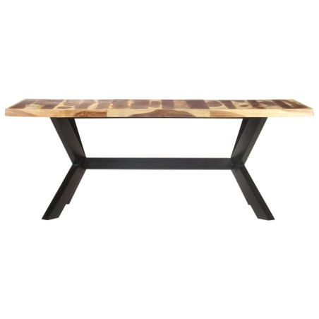 vidaXL Esstisch 200x100x75 cm Massivholz Honigfarben