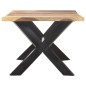 vidaXL Esstisch 200x100x75 cm Massivholz Honigfarben vidaXL Esstisch 200x100x75 cm Massivholz Honigfarben