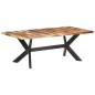 vidaXL Esstisch 200x100x75 cm Massivholz Honigfarben vidaXL Esstisch 200x100x75 cm Massivholz Honigfarben