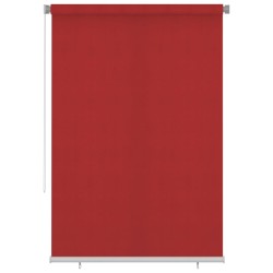 vidaXL Außenrollo 160x230 cm Rot HDPE
