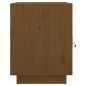 vidaXL Nachttisch Honigbraun 40x34x45 cm Massivholz Kiefer vidaXL Nachttisch Honigbraun 40x34x45 cm Massivholz Kiefer