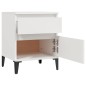 vidaXL Nachttische 2 Stk. Weiß 40x35x50 cm vidaXL Nachttische 2 Stk. Weiß 40x35x50 cm