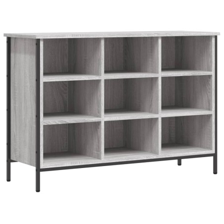 vidaXL Schuhregal Grau Sonoma 100x35x70 cm Holzwerkstoff