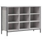 vidaXL Schuhregal Grau Sonoma 100x35x70 cm Holzwerkstoff vidaXL Schuhregal Grau Sonoma 100x35x70 cm Holzwerkstoff