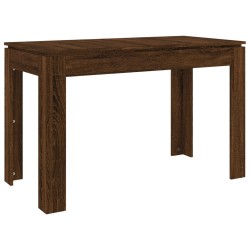 vidaXL Esstisch Braun Eichen-Optik 120x60x76 cm Holzwerkstoff