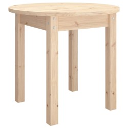 vidaXL Couchtisch Ø 45x40 cm Massivholz Kiefer